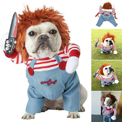 Halloween Pet Costume Pet Dog Funny Clothes Adjustable Dog Cosplay Cos
 Overview:

1. Asian sizes are 1 to 2 sizes smaller than European and American people. Choose the larger size if your size is between two sizes. Please allow 2-3cm Home, Garden & FurnitureYoucef storeYoucef storeHalloween Pet Costume Pet Dog Funny Clothes Adjustable Dog Cosplay Costume Scary Costume Party Gatherings